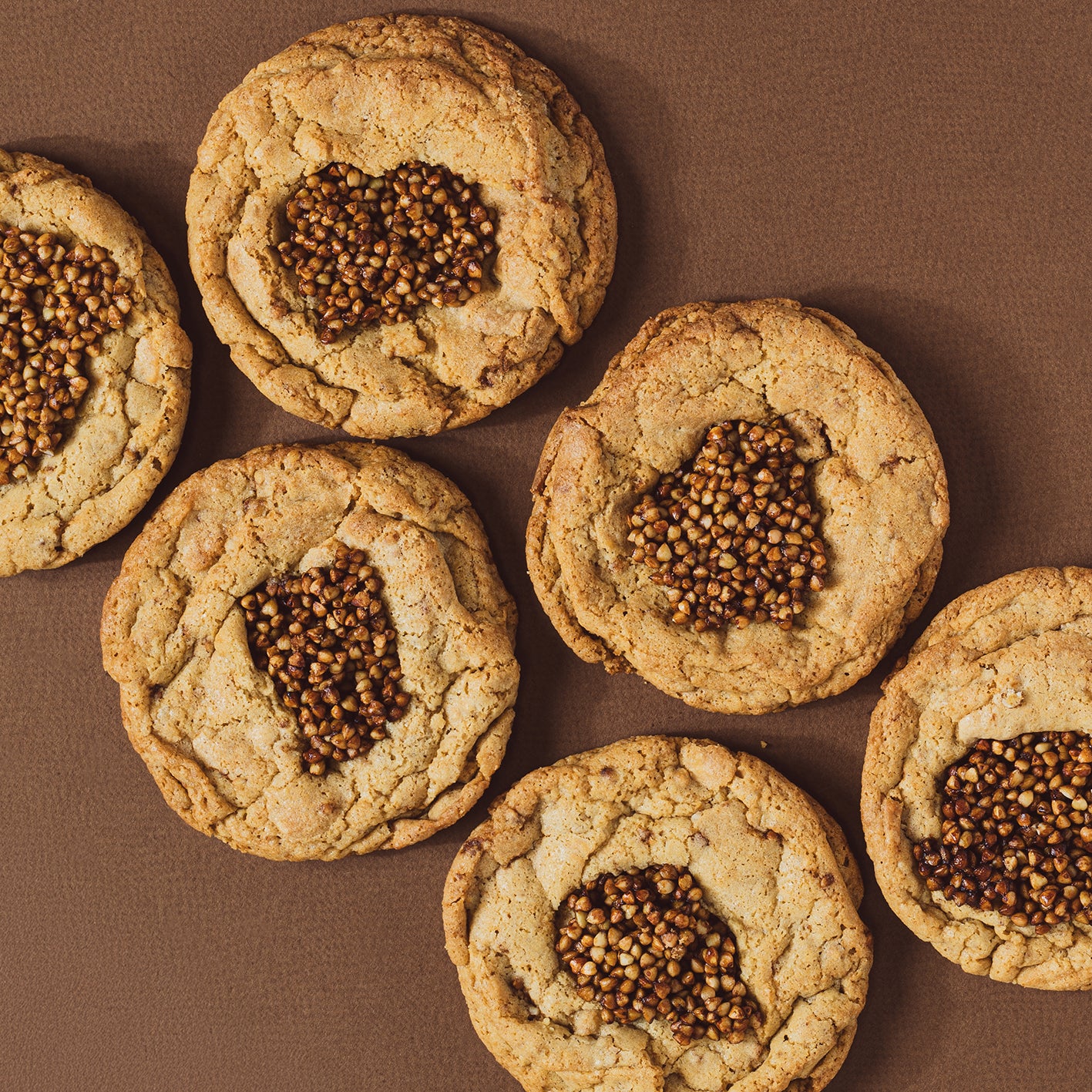 Buckwheat, Honey & Caramelised White Chocolate Cookie