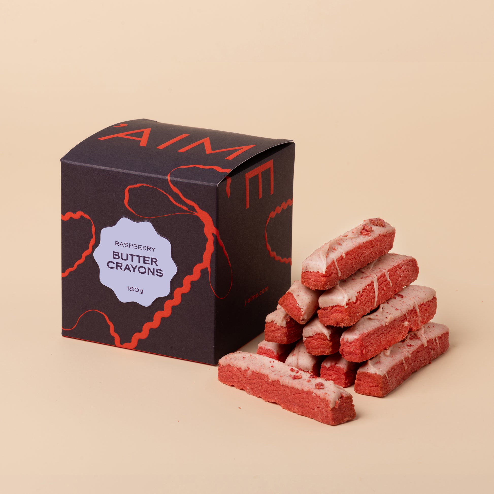 Treats Online | Raspberry Butter Crayons | J'aime