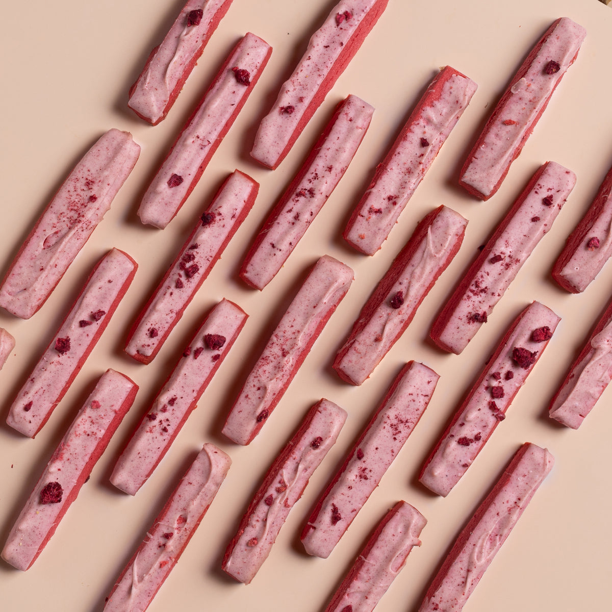 Rock Raspberry Crayons Treats Online | Raspberry Butter Crayons | J'aime