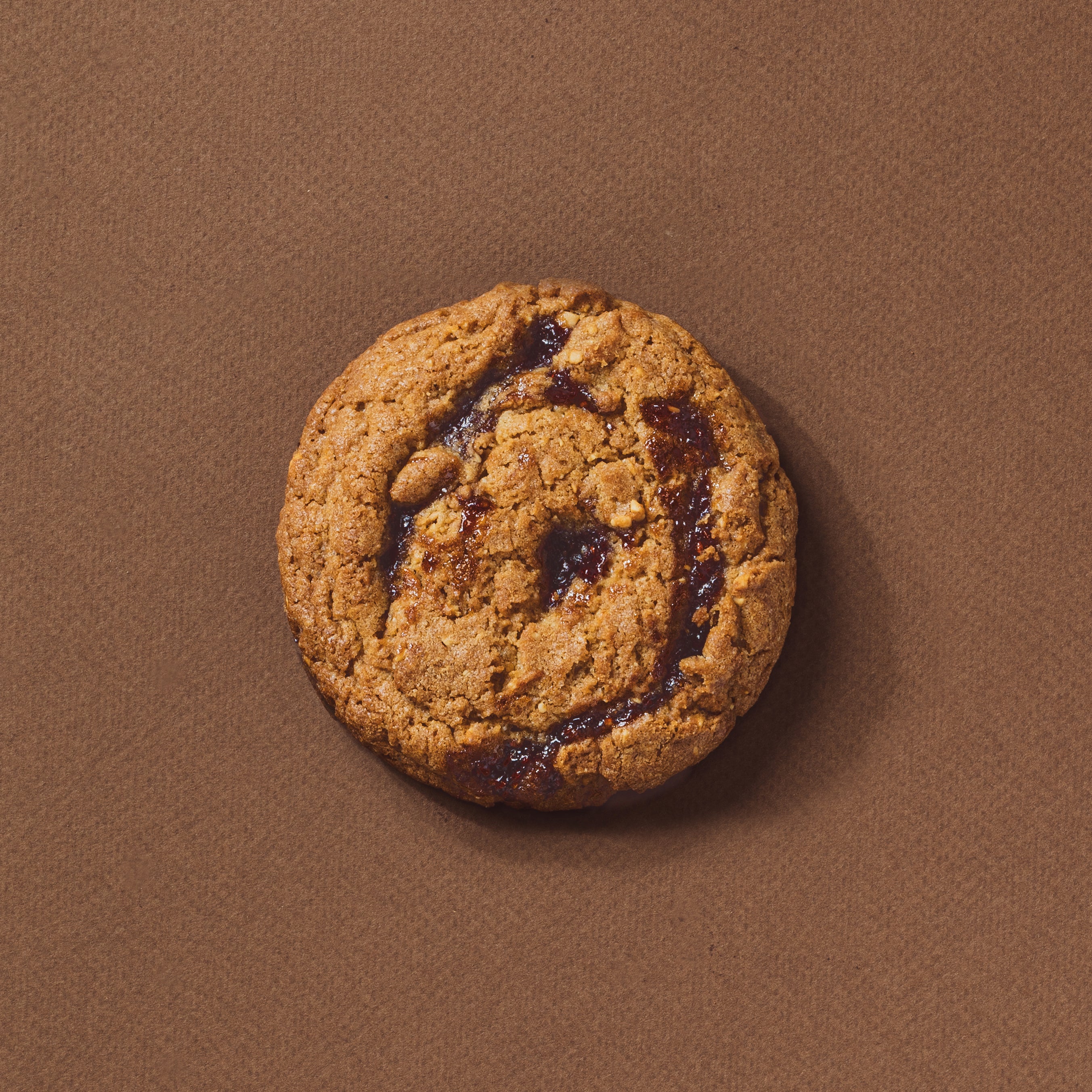 Peanut Butter & Raspberry Jam Cookie