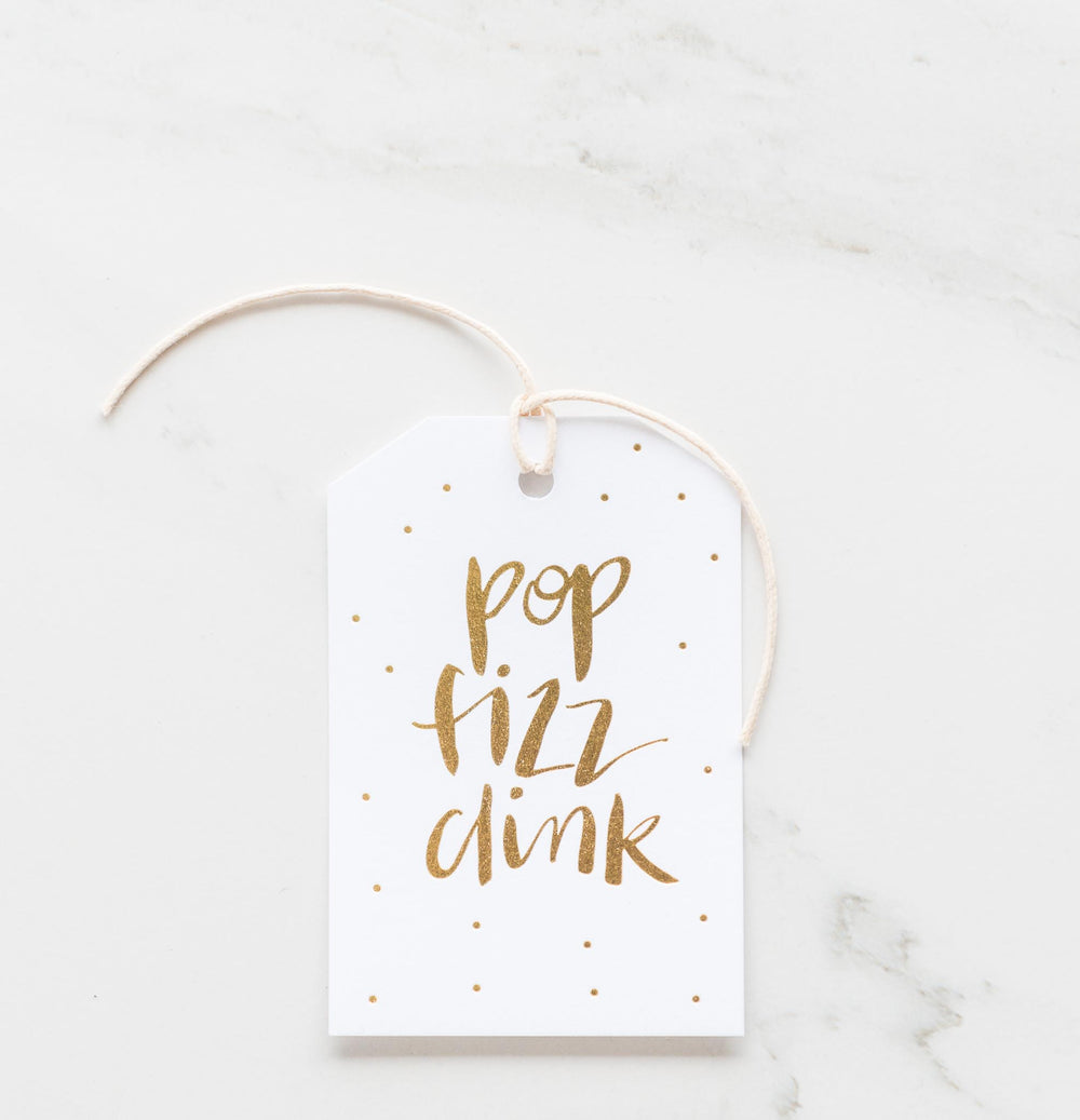 Pop Fizz Clink Gift-Tag