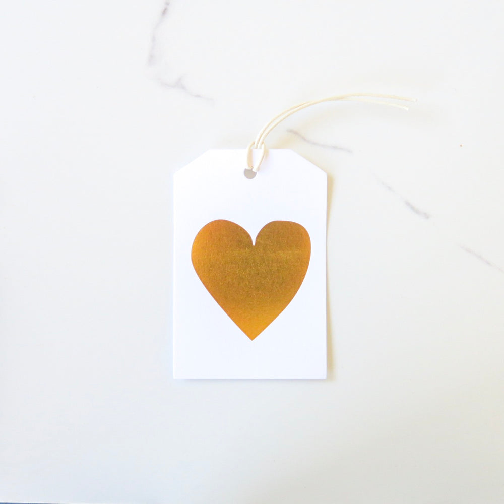 Gold Heart Gift-Tag